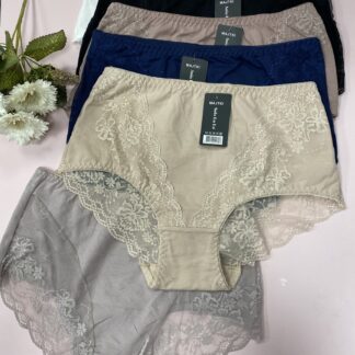 Bawełniane z wysokim stanem plus size